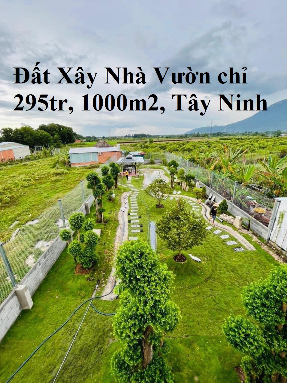 Bán đất xây nhà vườn